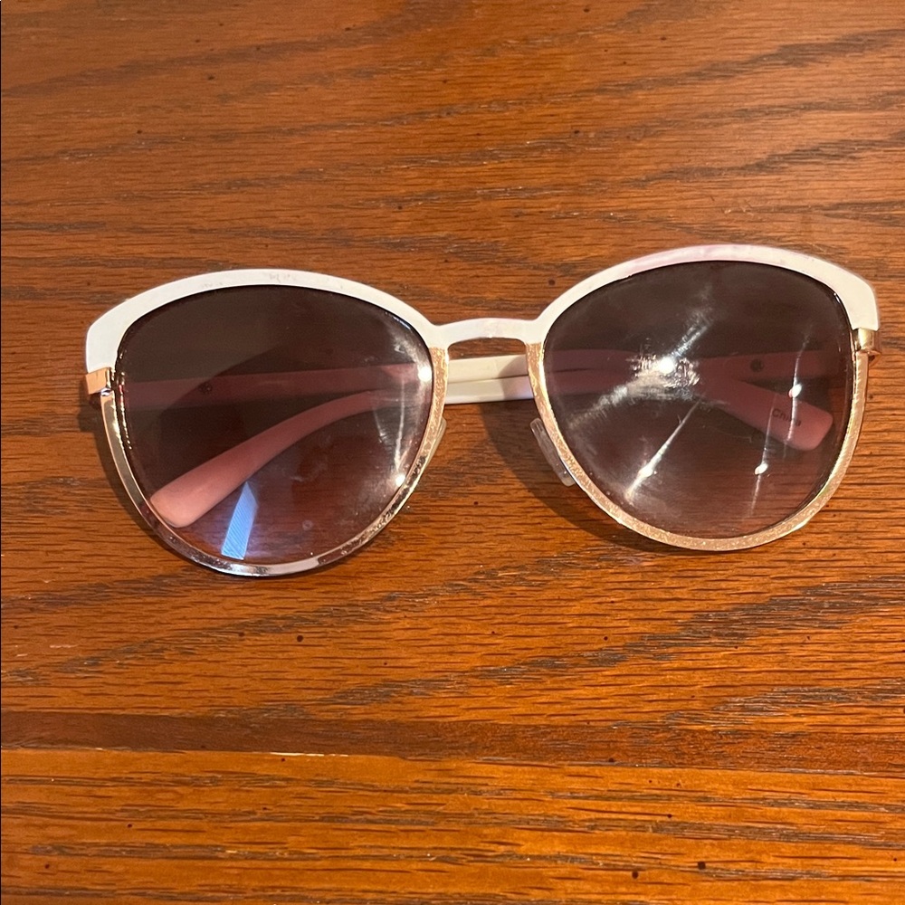 Jessica Simpson Pink and Gold Sunglasses
